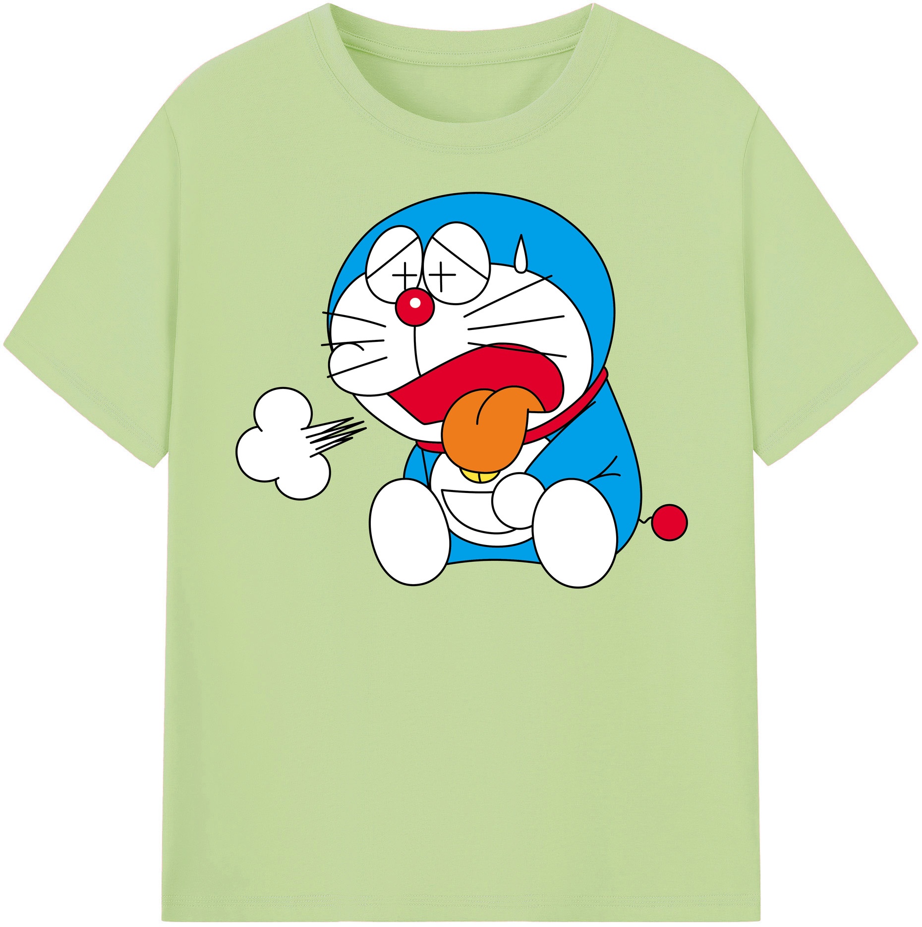 （画像用） ドラえもん Doraemon 綿100％半袖Tシャツ（フロントプリント）